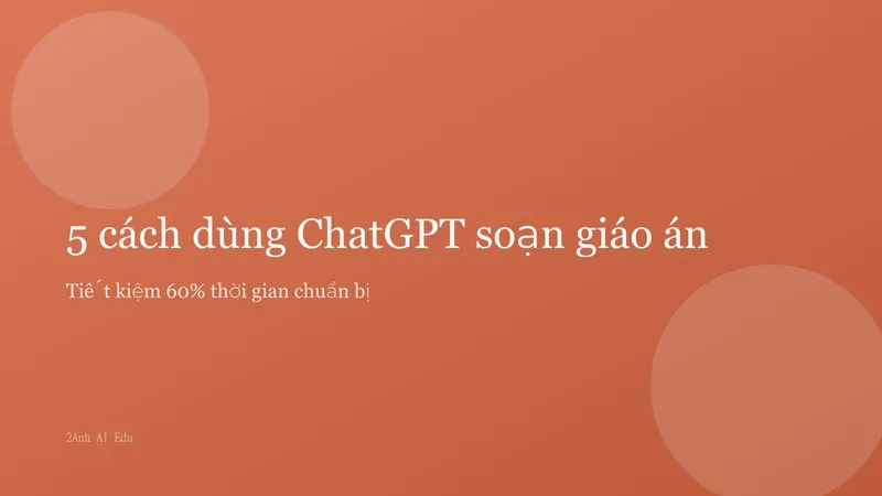 Giáo viên dùng laptop soạn giáo án có ChatGPT mở