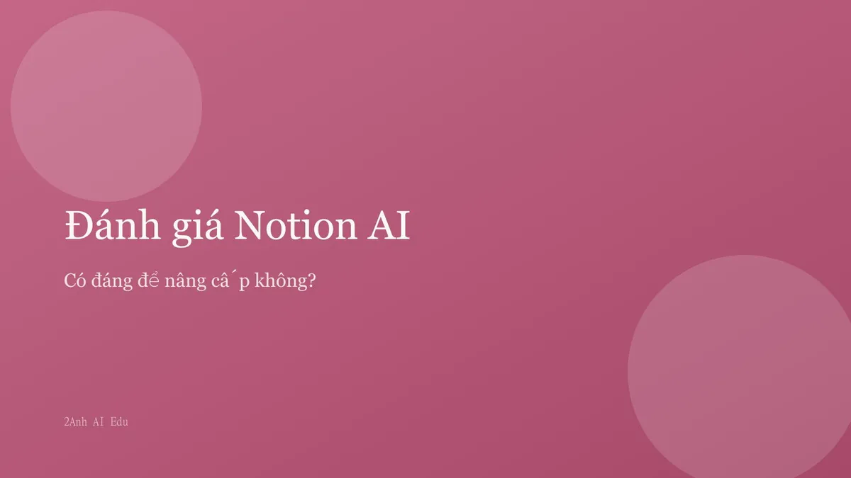 Giao diện Notion AI đang tóm tắt văn bản
