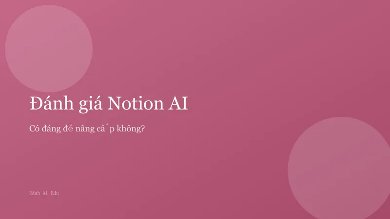 Giao diện Notion AI đang tóm tắt văn bản
